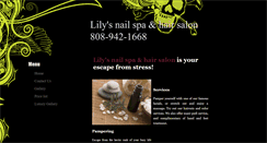 Desktop Screenshot of lilysnailspaandhairsalon.com